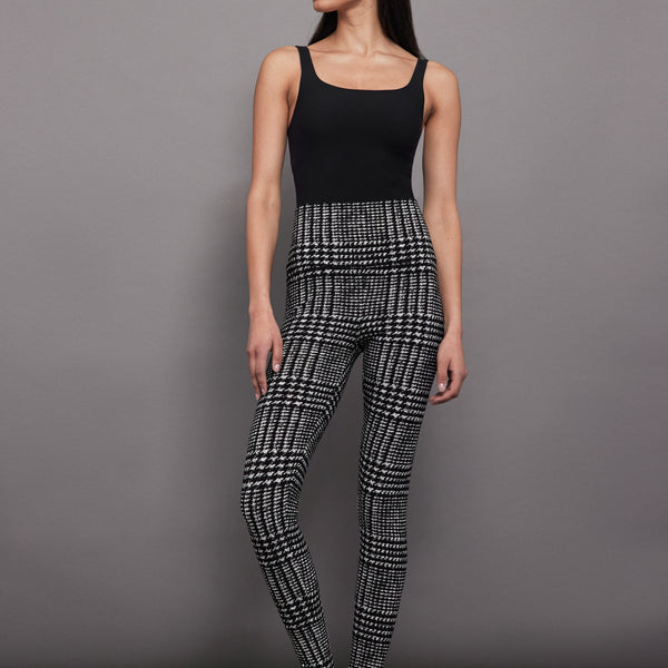 HUE Glen Plaid Pull-On Trouser Leggings