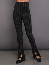 Spat Legging - Woven Pinstripe