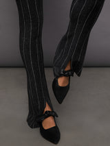 Spat Legging - Woven Pinstripe