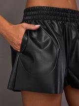 Boyfriend Elephant Sweatshort - Black