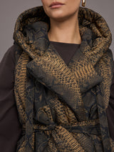 Hooded Sleeveless Sleeping Bag Vest - Python