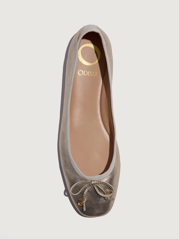 Lou Ballet Flat - Light Gold