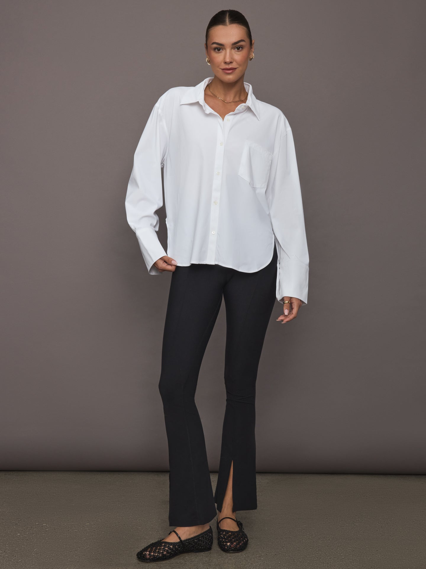 Oversized Shirt - White – Carbon38