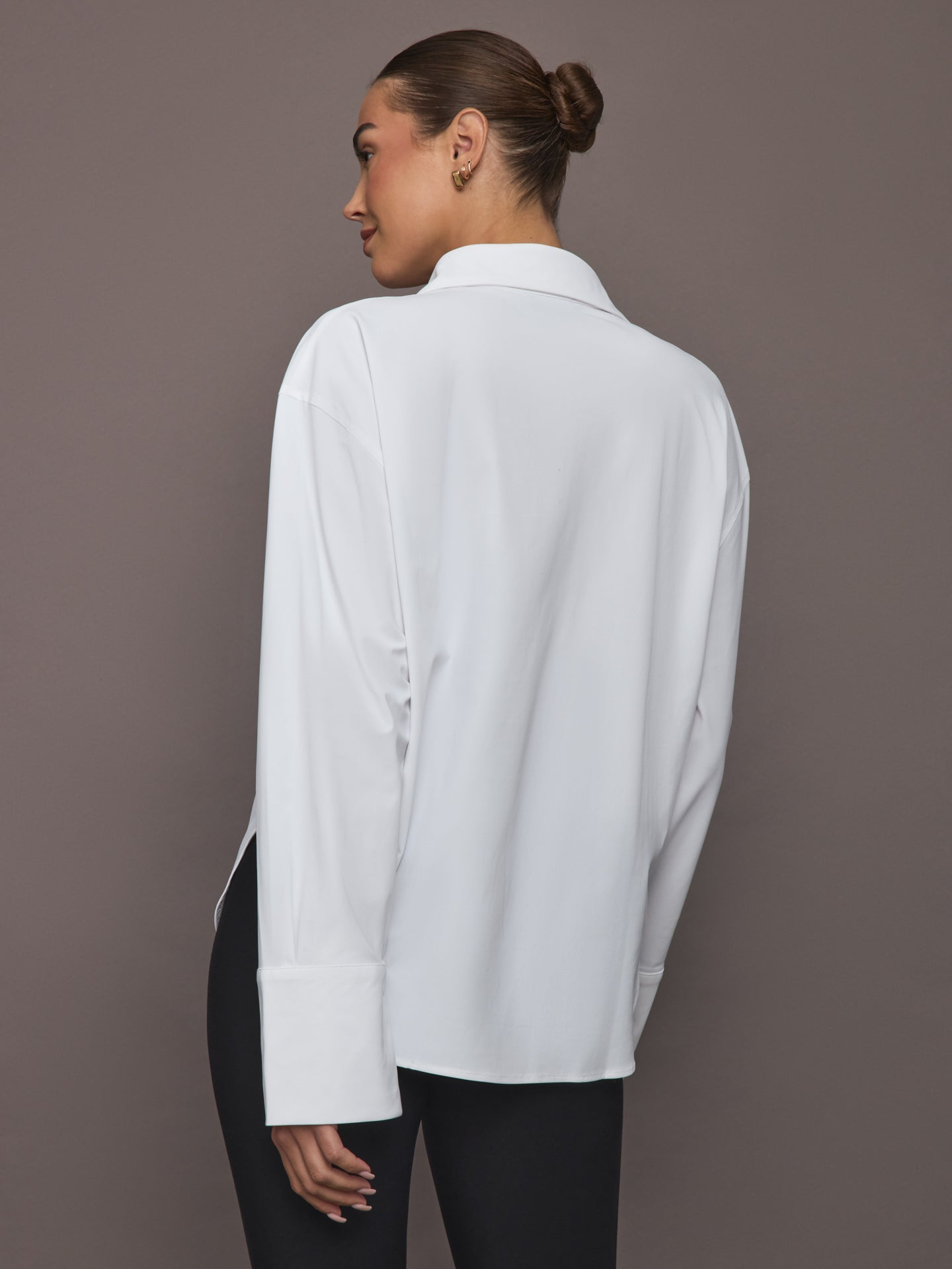 EVERYDAY LIKE BIG WASH シャツ　ブラウス　ホワイト Oversized Shirt - White – Carbon38