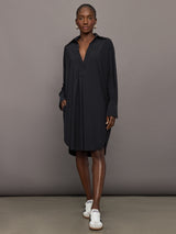 Sag Harbour Shirt Dress - Black