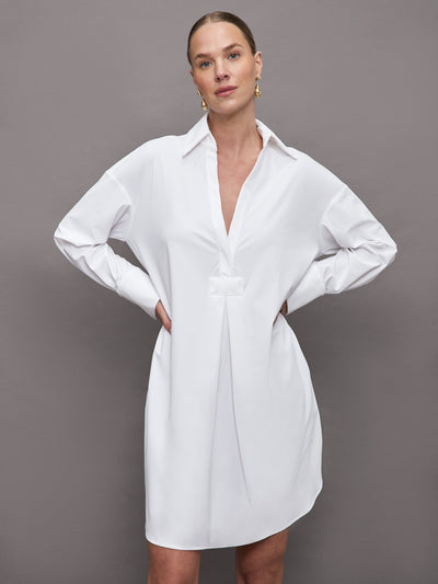 Sag Harbour Shirt Dress - White