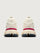 On Cloudnova 2 women’s sneakers in Ivory Grenadine, back view showing heel tab, contrast red stripe detail, and CloudTec® cushioned sole.