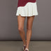 Wave Skirt - Burgundy/Chantilly
