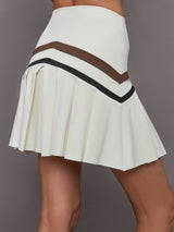 Serena Skirt - Chantilly / Dark Chocolate / Black