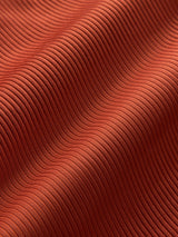 Fabric detail of ribbed terracotta Melt material.