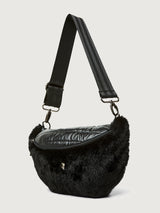 Mood Swing - Pearl Black & Black Faux Fur