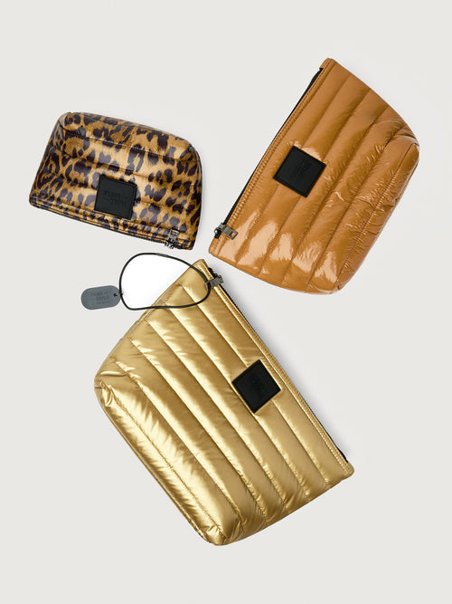 Travel Trio - Mineral Gold/Glossy Nude & Glossy Leopard