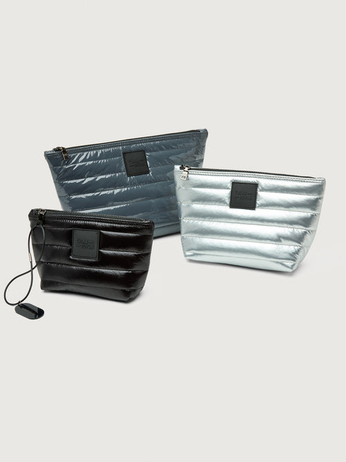 Travel Trio - Carbon Patent/Pearl Silver/ Shiny Black