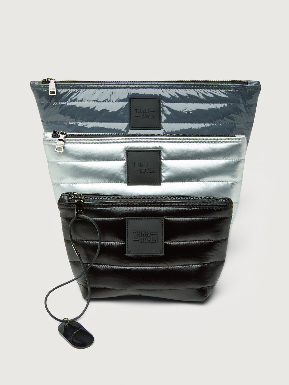 Travel Trio - Carbon Patent/Pearl Silver/ Shiny Black