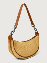 Moonlighting - Dune Raffia W/ White Trim/ White/White Web