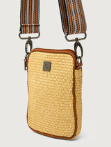 Busy Signal - Dune Raffia W/ Saddle Trim/ Black/ Ivory/ Camel / Polished Dune Web