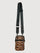 Back view of leopard print crossbody bag showing rear zip pocket and strap detail.