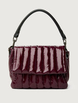 Bar Bag - Glossy Deep Burgundy/ Black/ Black Web