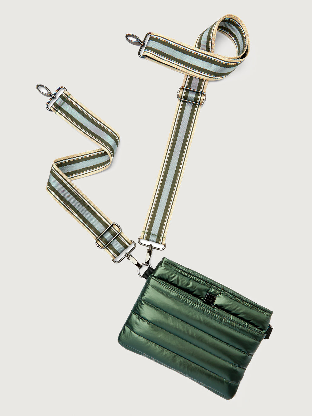 Bum Bag 2.0 - Pearl Olive/Ivory/Olive/Mineral Gold Web