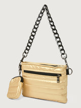 Downtown Crossbody - Mineral Gold/Black/Black Web Gunmental Hardware