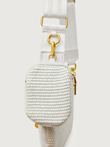 Downtown Crossbody - White Raffia