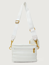 Downtown Crossbody - White Raffia