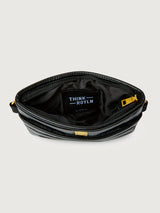 The Original Bum Bag Crossbody - Pearl Black / Black Web/Gold hardware