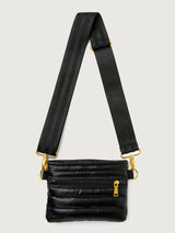 The Original Bum Bag Crossbody - Pearl Black / Black Web/Gold hardware