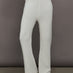 Model is wearing the Soraya Knit Full-Length Pant Sea Salt, front view.