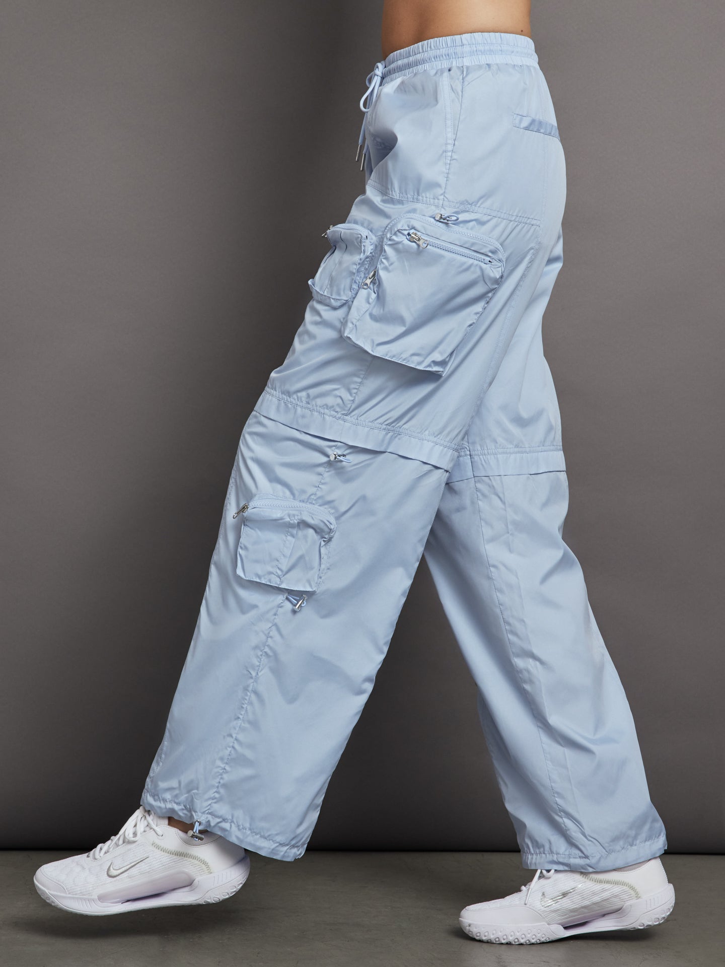 Buy t-base Men's Blue Solid Cargo Pants for Men Online India