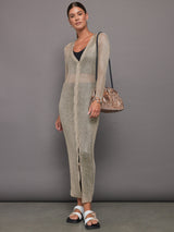 BREANNA CARDIGAN - CHAMPAGNE