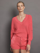 Syd Sweater - Neon Coral