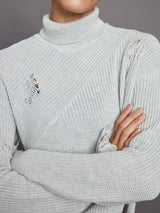 FAE TURTLE NECK - SILVER