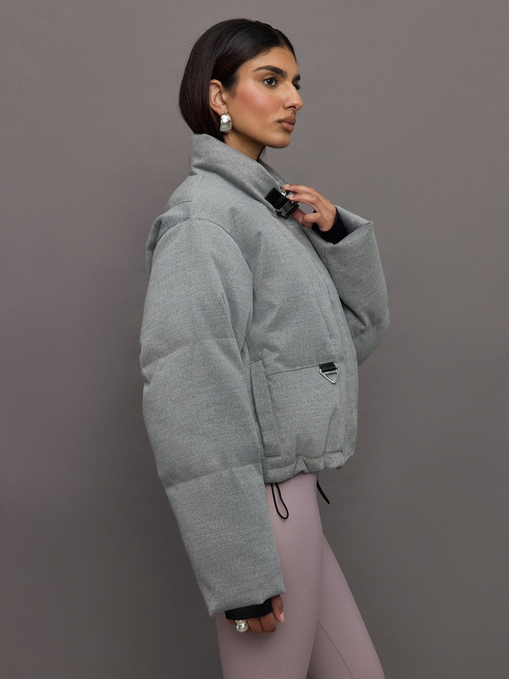 Hallie Mae Puffer - Grey Marl