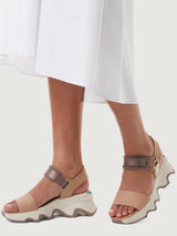 Kinetic Impact Y-Strap High Sandal - HONEST BEIGE, CHALK