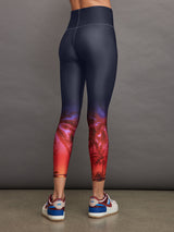 Palm Sunset Placement Legging - Palm Multi