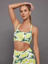 TLC Y-Back Bralette - LEMON SPRITZ