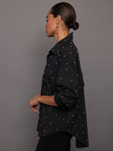 Echo Pearly Shirt - Black