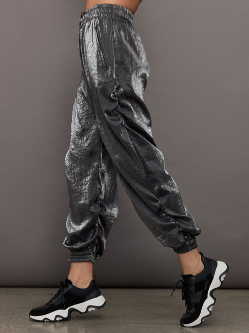 Athena Colorblock Track Pant - Black Combo