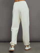 Cleo Cupro Track Pant - Ivory