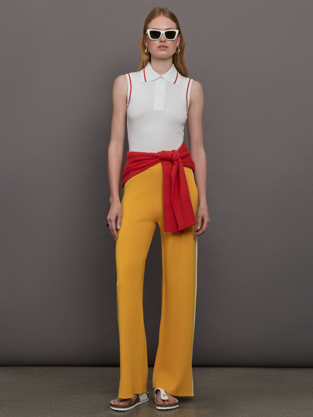 Dunes Freya Knit Pant - Yellow