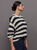 Queens Boo Knit - Stripe