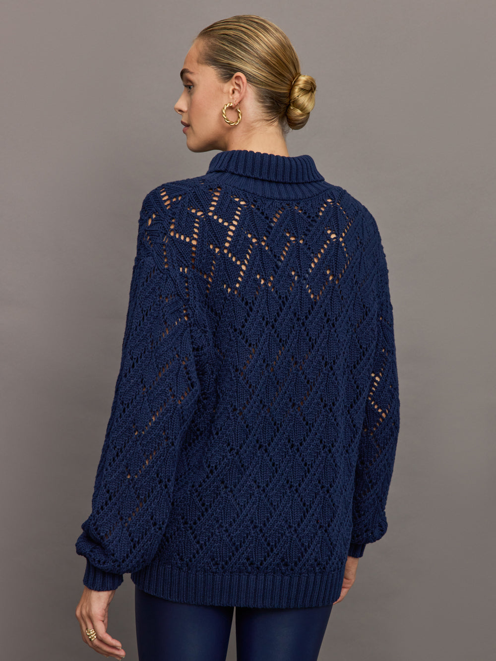 Clementine Knit Crew - Navy