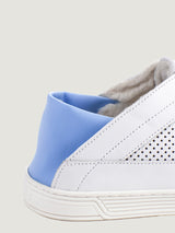 Low-Top Hybrid Slipper Sneaker - White And Blue