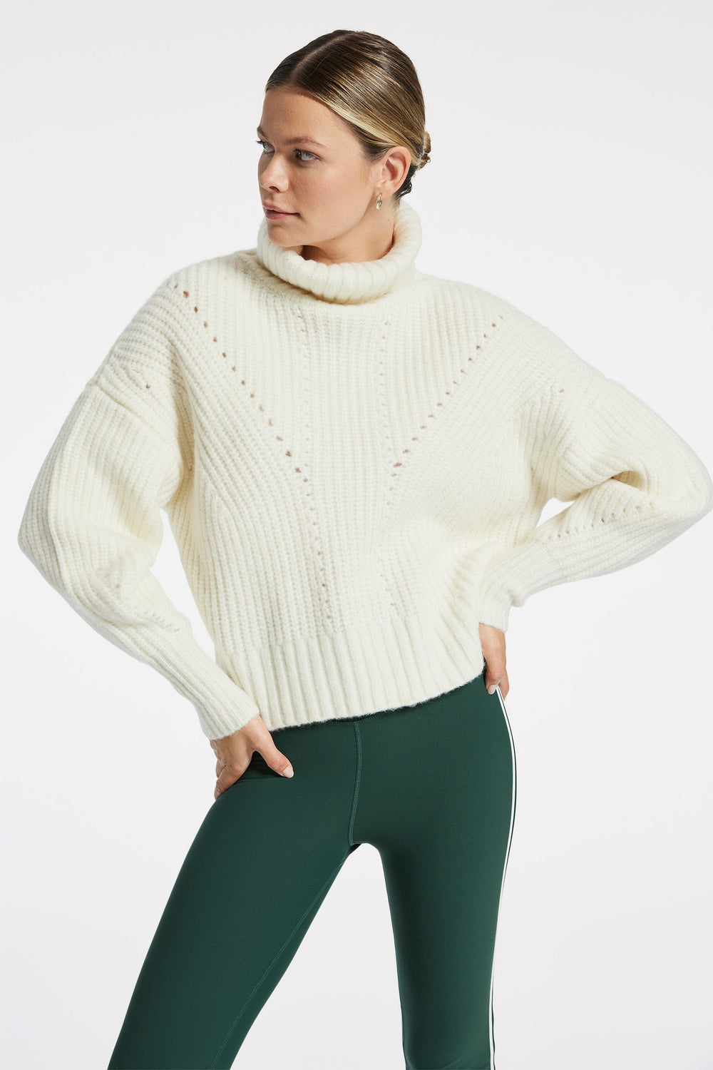 Rogan Cropped Knit - Egret