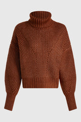 Rogan Cropped Knit - Smoked Paprika