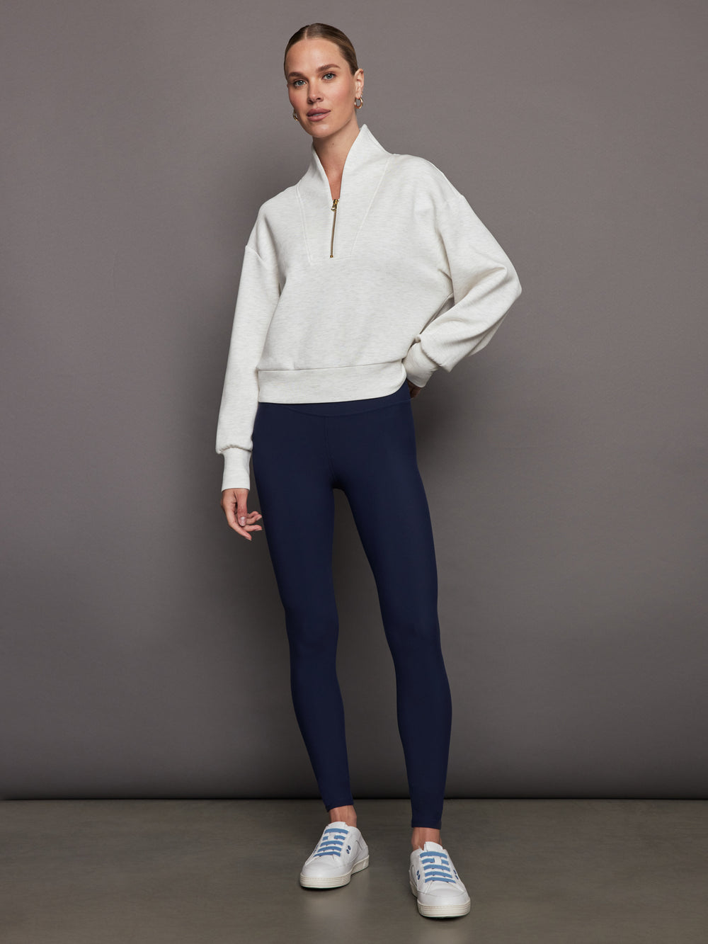 DAVIDSON SWEAT - IVORY MARL