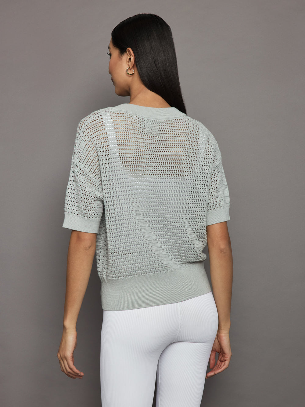 Calle Knit Top - Mirage Grey