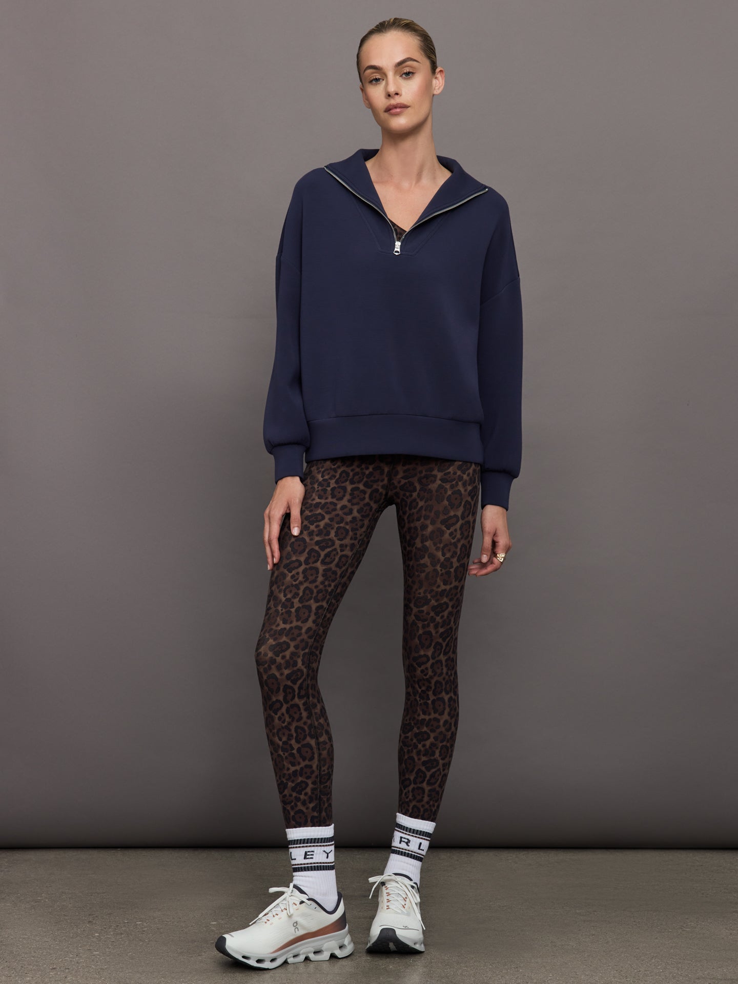 Hawley Half Zip Sweat - Blue Nights – Carbon38