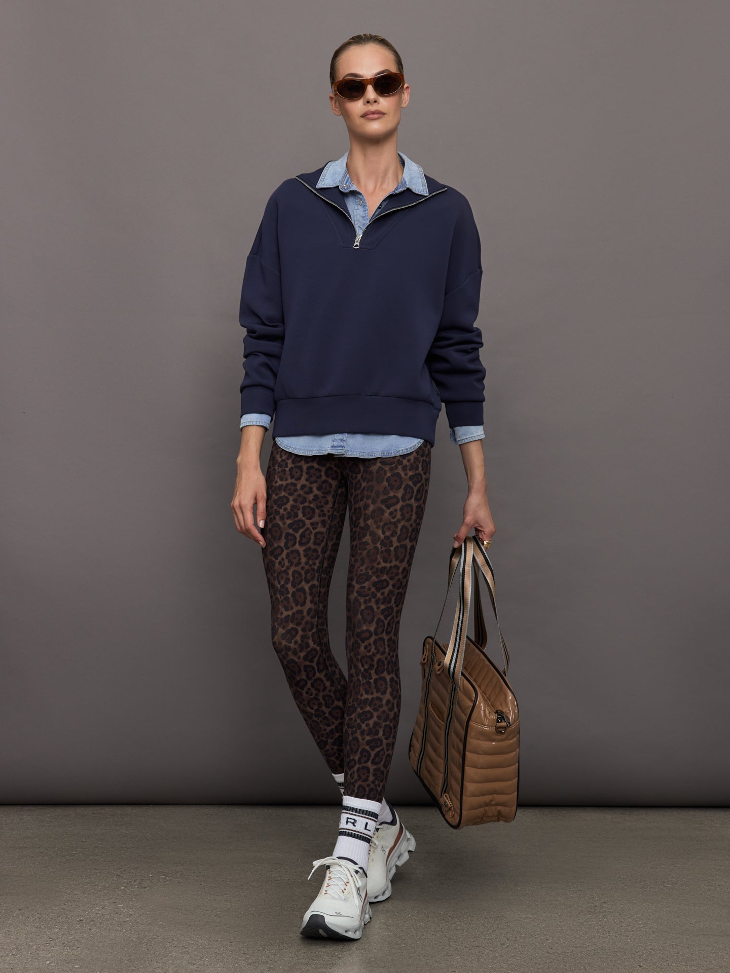 Hawley Half Zip Sweat - Blue Nights – Carbon38